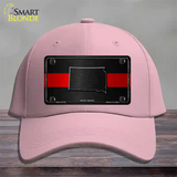 South Dakota Thin Red Line Novelty License Plate Hat Cotton / Pink