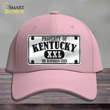 Property Of Kentucky Novelty License Plate Hat Cotton / Pink