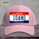 Scenic Idaho Novelty License Plate Hat Cotton / Pink