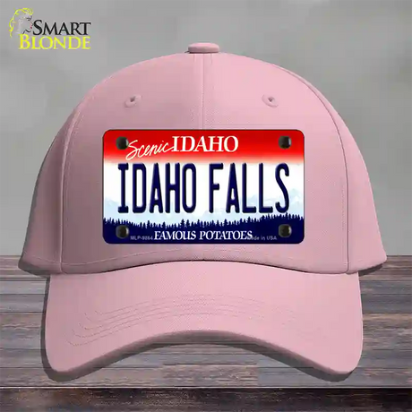 Idaho Falls Idaho Novelty License Plate Hat Cotton / Pink