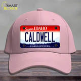 Caldwell Idaho Novelty License Plate Hat Cotton / Pink