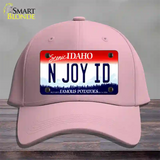 N Joy ID Idaho Novelty License Plate Hat Cotton / Pink