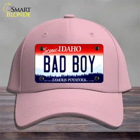 Bad Boy Idaho Novelty License Plate Hat Cotton / Pink