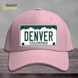 Denver Colorado Novelty License Plate Hat Cotton / Pink