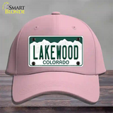 Lakewood Colorado Novelty License Plate Hat Cotton / Pink