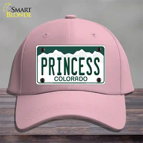 Princess Colorado Novelty License Plate Hat Cotton / Pink