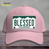 Blessed Colorado Novelty License Plate Hat Cotton / Pink