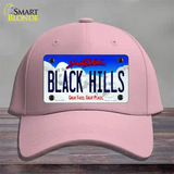 Black Hills South Dakota Novelty License Plate Hat Cotton / Pink