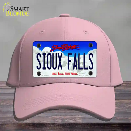 Sioux Falls South Dakota Novelty License Plate Hat Cotton / Pink