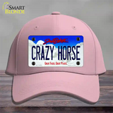 Crazy Horse South Dakota Novelty License Plate Hat Cotton / Pink