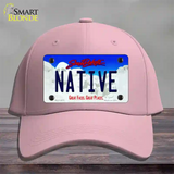 Native South Dakota Novelty License Plate Hat Cotton / Pink