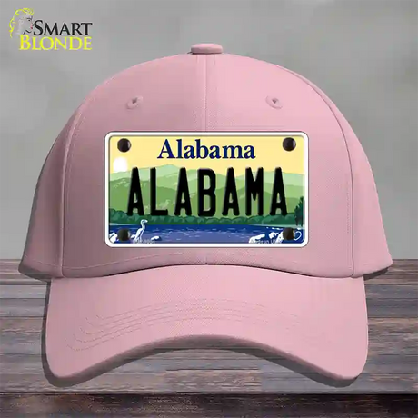 Alabama Hills Novelty License Plate Hat Cotton / Pink