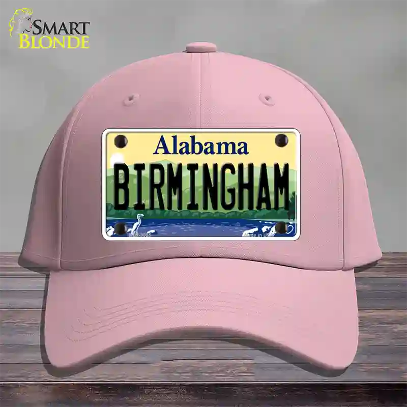 Birmingham Alabama Novelty License Plate Hat Cotton / Pink