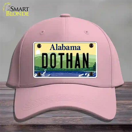 Dothan Alabama Novelty License Plate Hat Cotton / Pink