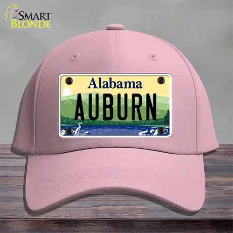 Auburn Alabama Novelty License Plate Hat Cotton / Pink