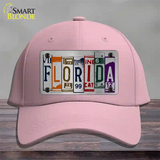 Florida License Plate Art Novelty License Plate Hat Cotton / Pink