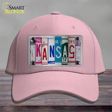 Kansas License Plate Art Novelty License Plate Hat Cotton / Pink