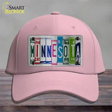 Minnesota License Plate Art Novelty License Plate Hat Cotton / Pink