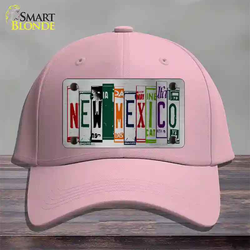 New Mexico License Plate Art Novelty License Plate Hat Cotton / Pink