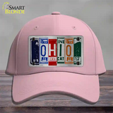 Ohio License Plate Art Novelty License Plate Hat Cotton / Pink