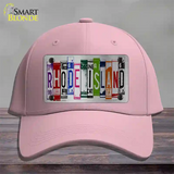 Rhode Island License Plate Art Novelty License Plate Hat Cotton / Pink