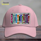 South Dakota License Plate Art Novelty License Plate Hat Cotton / Pink