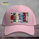 Texas License Plate Art Novelty License Plate Hat Cotton / Pink