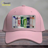 Utah License Plate Art Novelty License Plate Hat Cotton / Pink