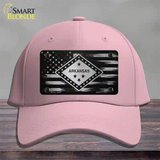 Arkansas Carbon Fiber Novelty License Plate Hat Cotton / Pink