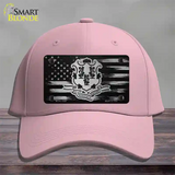 Connecticut Carbon Fiber Novelty License Plate Hat Cotton / Pink