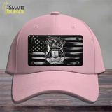 Michigan Carbon Fiber Novelty License Plate Hat Cotton / Pink