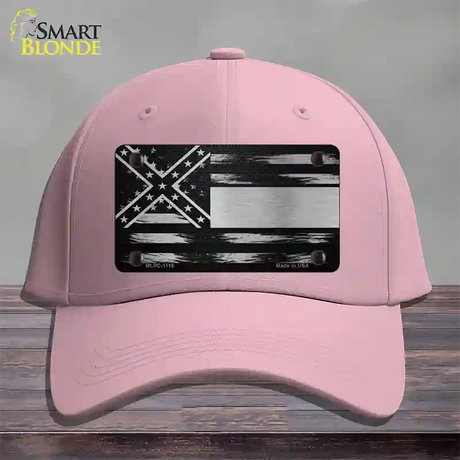 Mississippi Carbon Fiber Novelty License Plate Hat Cotton / Pink