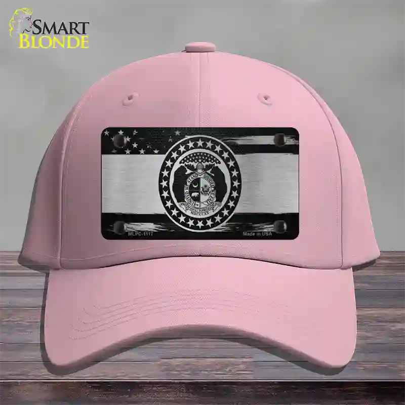 Missouri Carbon Fiber Novelty License Plate Hat Cotton / Pink