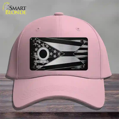 Ohio Carbon Fiber Novelty License Plate Hat Cotton / Pink