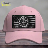 Rhode Island Carbon Fiber Novelty License Plate Hat Cotton / Pink