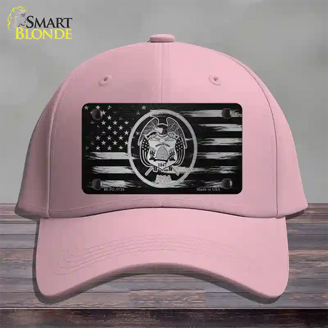 Utah Carbon Fiber Novelty License Plate Hat Cotton / Pink