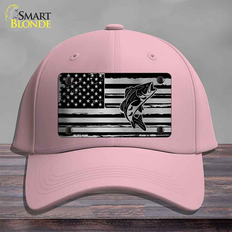 Patriotic Bass Novelty License Plate Hat HAT-MLPC-1146