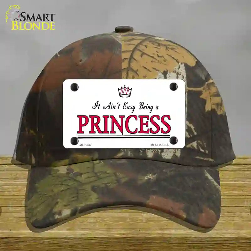 Easy Being A Princess Novelty License Plate Hat Cotton / Camoflauge