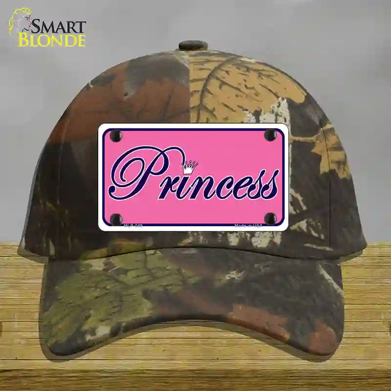 Pink Princess Tiara Novelty License Plate Hat Cotton / Camoflauge