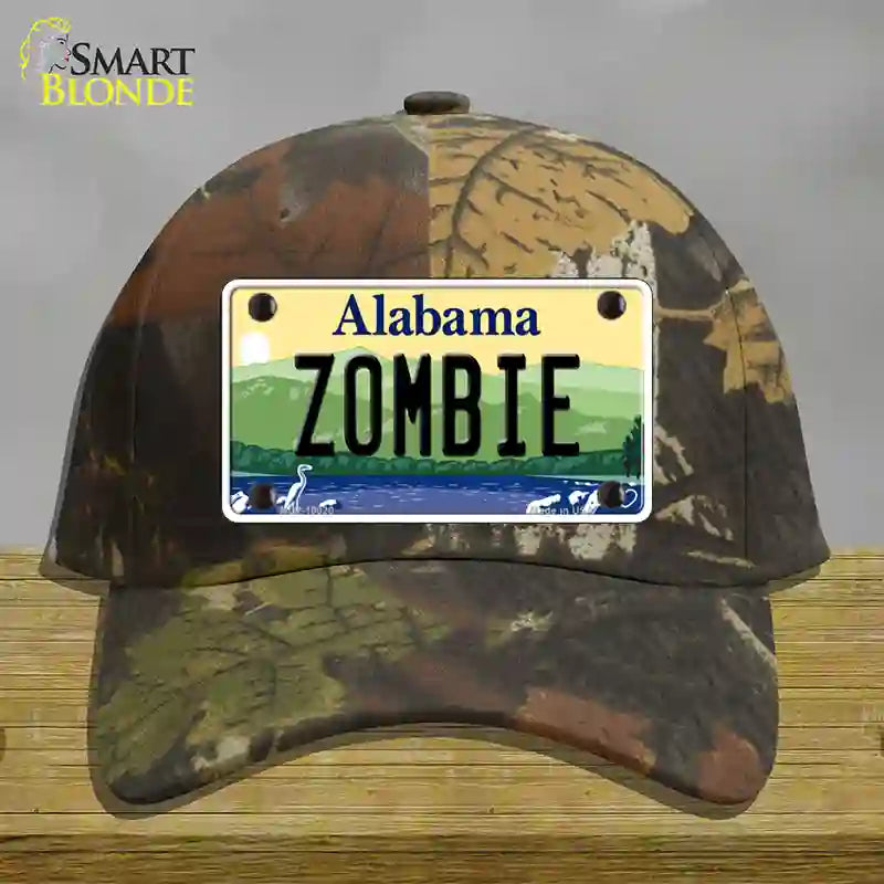 Zombie Alabama Novelty License Plate Hat Cotton / Camoflauge