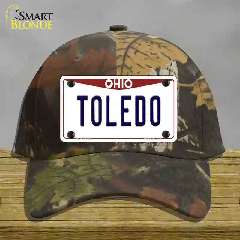 Toledo Ohio Novelty License Plate Hat Cotton / Camoflauge