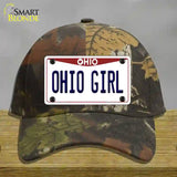 Ohio Girl Ohio Novelty License Plate Hat Cotton / Camoflauge