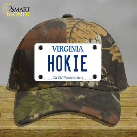 Hokie Virginia Novelty License Plate Hat Cotton / Camoflauge