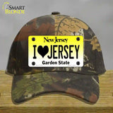 I Love Jersey New Jersey Novelty License Plate Hat Cotton / Camoflauge