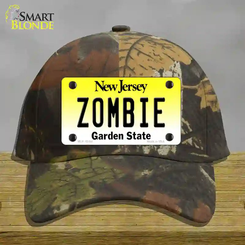 Zombie New Jersey Novelty License Plate Hat Cotton / Camoflauge