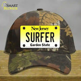 Surfer New Jersey Novelty License Plate Hat Cotton / Camoflauge