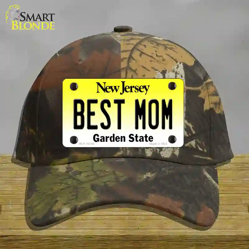 Best Mom New Jersey Novelty License Plate Hat Cotton / Camoflauge