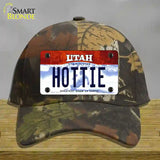 Hottie Utah Novelty License Plate Hat Cotton / Camoflauge