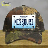 Missouri Show Me State Novelty License Plate Hat Cotton / Camoflauge