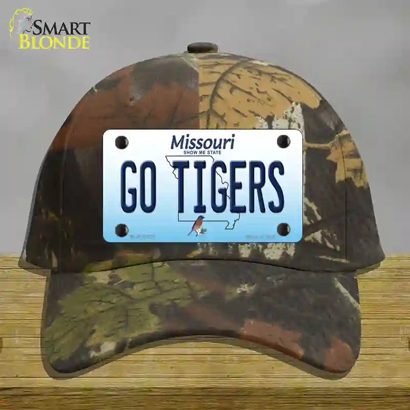 Go Tigers Missouri Novelty License Plate Hat Cotton / Camoflauge